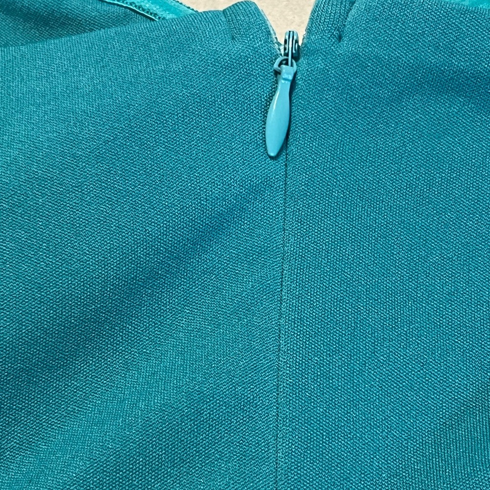 #7668. NEW! Dress Alisa Women's Turquoise Maxi/Formal Dress. Size XXL - Picture 7 of 8